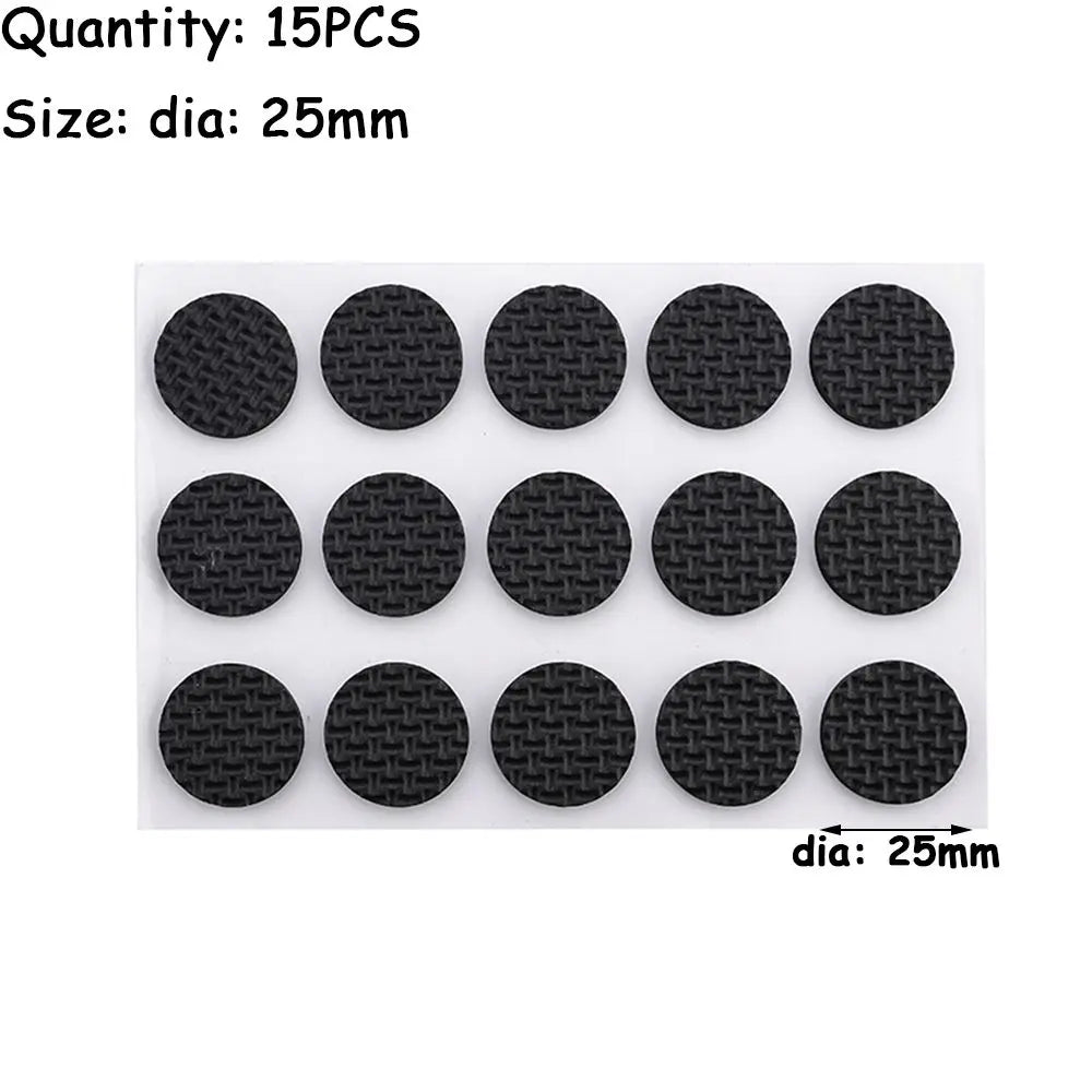 1/2/6/15/24PCS Soft Table Chair Fittings Self-adhesive Floor Protector Furniture Leg Pads Anti-slip Mat Anti Noisy Oasis Select dia 25mmX15pcs