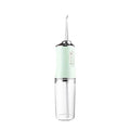 Smart Electric Oral Irrigator Water Flosser Portable with 3 Modes Rechargeable Dental Water Jet Teeth Cleaner for Oral Health Oasis Select green