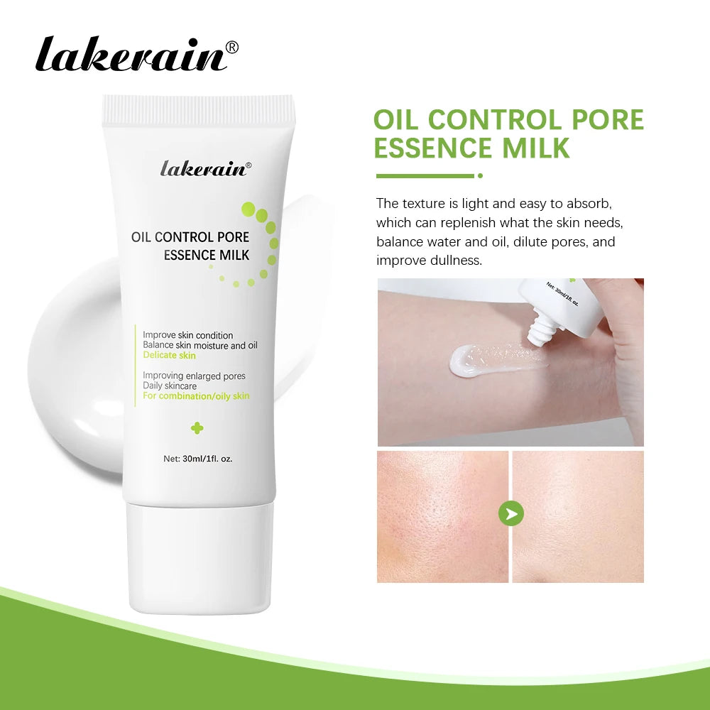 30ml Oil Control Pore Essence Milk Smoothes Pores And Moisturizes Skin With A Refreshing Non-greasy Essence Skin Care Products Oasis Select