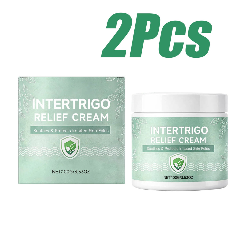 Skin Fold Soothing Cream Intertrigo Relief Helps Support Skin Comfort Moisture Friction Protection Fast-Drying Non-Greasy Smooth Oasis Select 2 x 100g Boxed