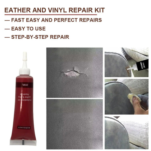 Car Repair Scratches Cracks 20ml Leather Repair Gel Leather Complementary Color Repair Paste Car Repair Cream Agent Car care Oasis Select