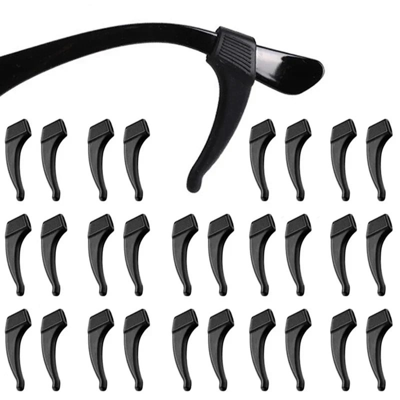 10/30Pairs Glasses Anti Slip Silicone Ear Hook Long-Lasting Eyeglasses Ear Holder Spectacles Bracket Elastic Sunglasses Eartips Oasis Select