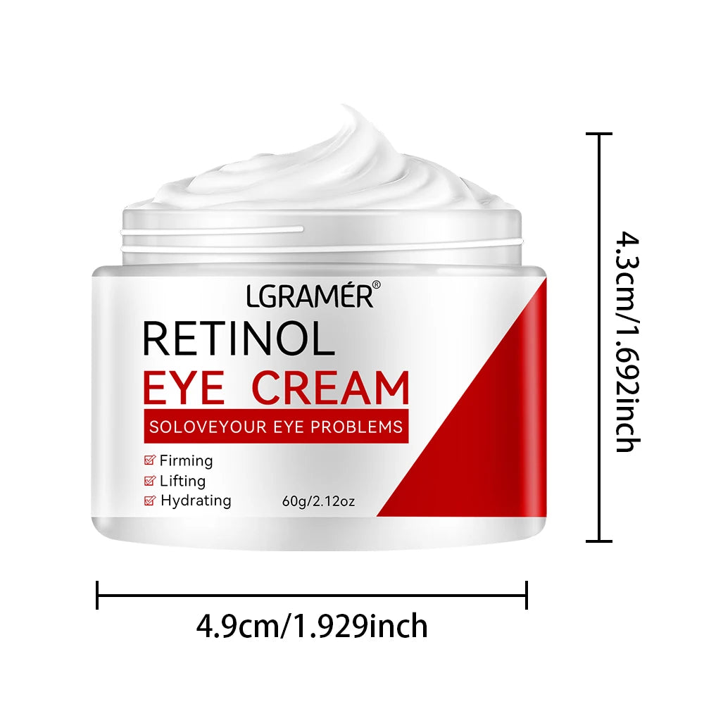 Retinol Eye Cream Lightening Dark Circles Firming Skin Instant Eye Repair Serum Stick for women Women Eyes Care 60g Oasis Select