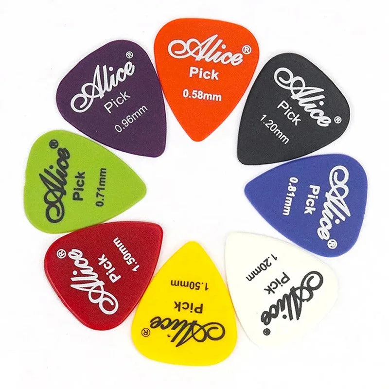 10/30/60pcs Guitar Picks With Storage Box ABS Picks Plectrums For Electric Acoustic Guitar 6 Thickness Guitar Parks Accessories Oasis Select