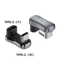 1Pcs Type C Male To Female 20Gbps PD 140W Fast Charging Converter 180 Degree Angle USB C Adapter For Steam Deck Accessories Oasis Select Type C