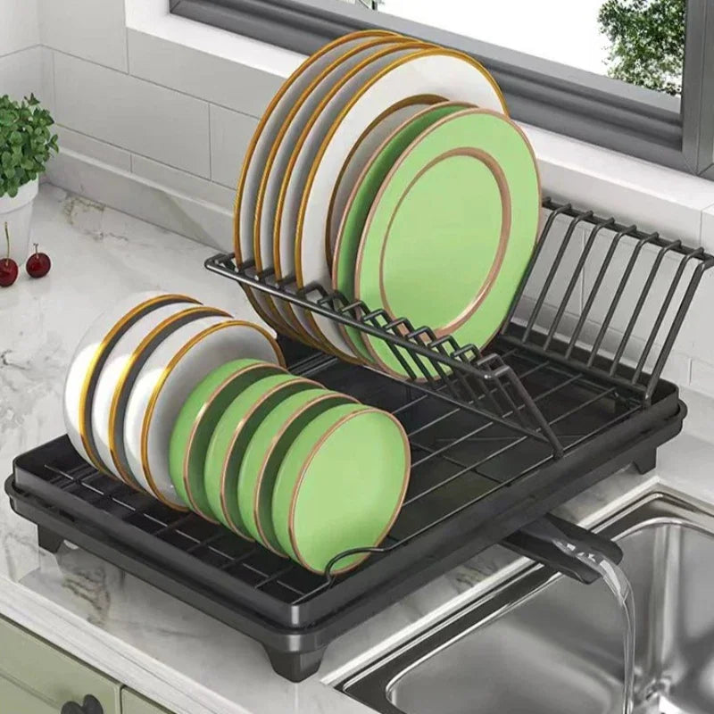 Kitchen foldable dishes, dishes, dishes, drain rack, chopsticks storage rack, countertop, sink rack, dishes Oasis Select