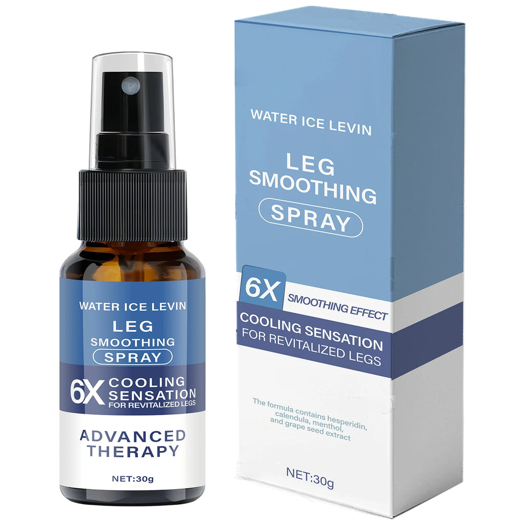 Leg Smoothing Spray – 6X Cooling Hesperidin & Menthol Body Cooling Spray Oasis Select Blue 30g