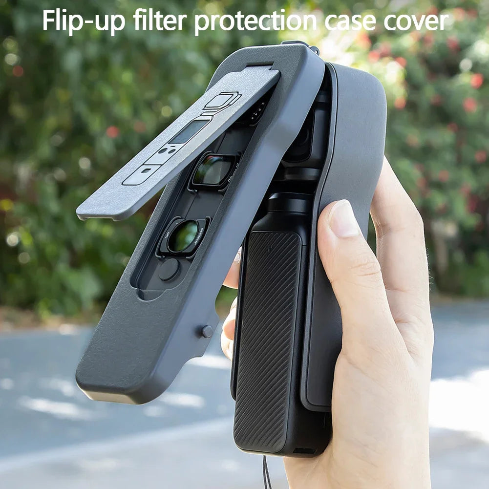 DJI Osmo Pocket 3 Flip Case with 5 Filter Slots | Anti-Scratch
