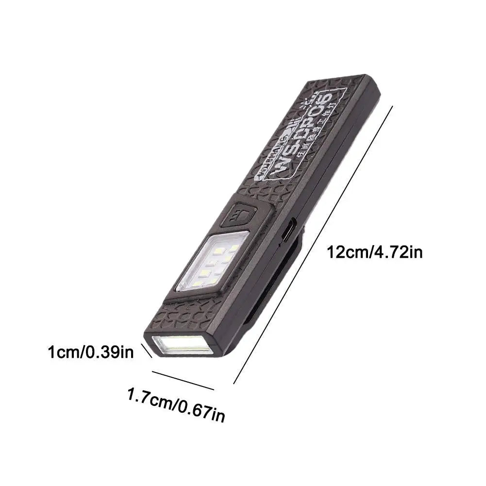 Mini Rechargeable LED Flashlight – Magnetic & Waterproof Torch