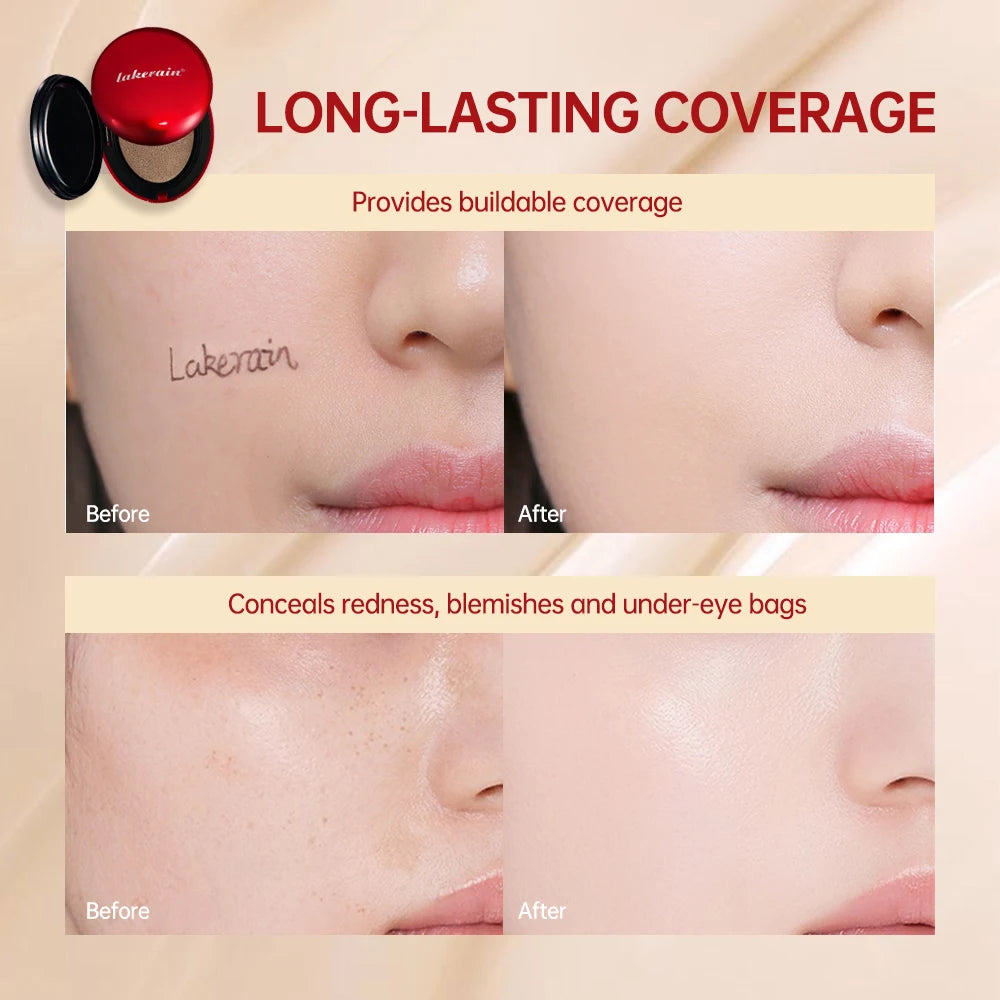 72 Hours Long-lasting Super Fit Cushion Foundation Full Coverage Waterproof Long-lasting Concealer 9 Colors Makeup Semi-Matte Oasis Select
