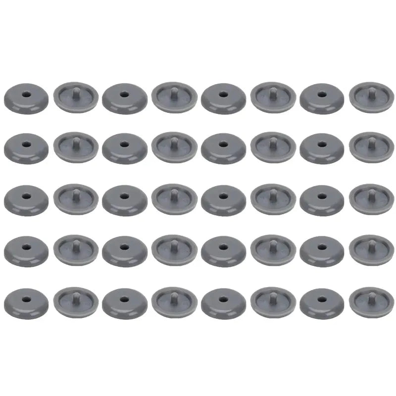 5/10/20pairs Car Safety Seatbelt Stopper Buckle Automobile Seat Belt Spacing Limit Stop Plastic Anti-slip Buttons Retainer Oasis Select 20 pairs Grey