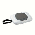 Wipes Dispensers Refillable Wipe Holder Baby Wipe Box Case for Indoor Outdoor Reusable Travel Wet Wipe Container Oasis Select Grey