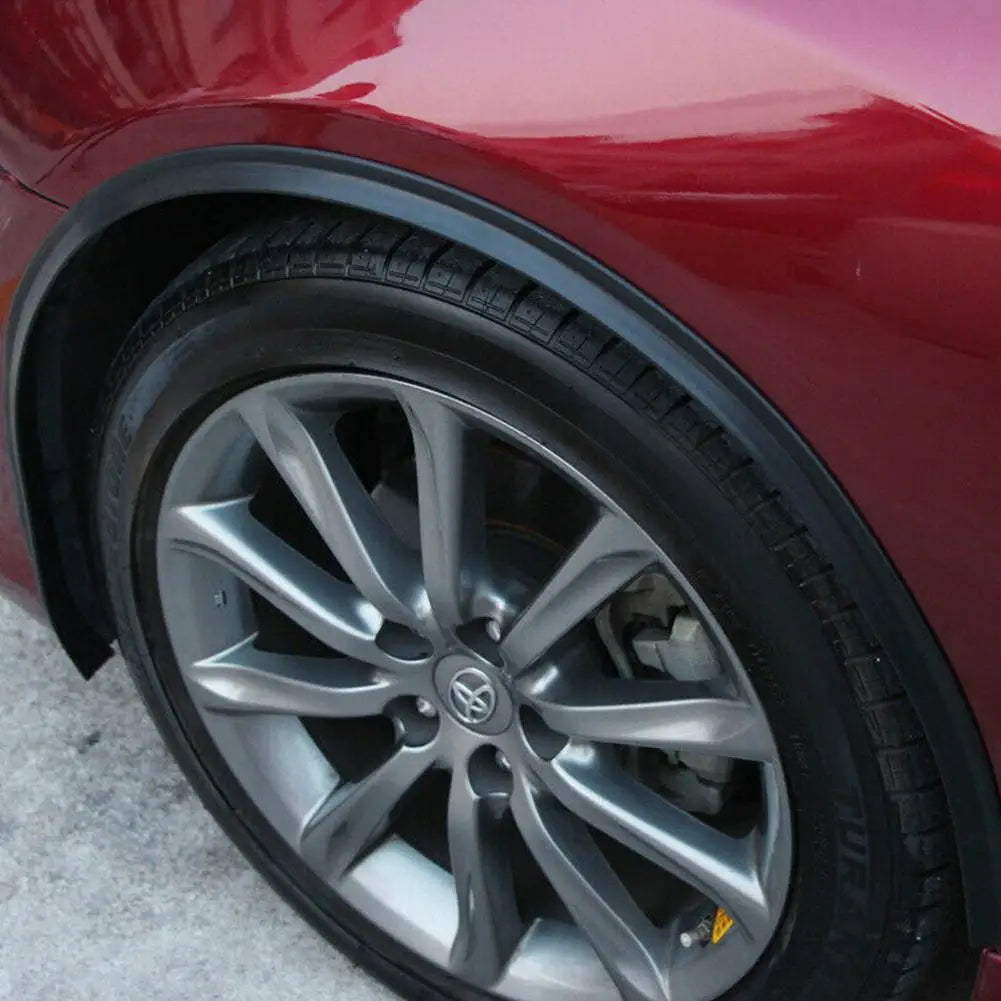 Car Splash Guard Fender Flare Extension Wheel Eyebrow Moulding Trim Wheel Arch Strip Extenders Trim Strip Stick out Edge SUV Oasis Select