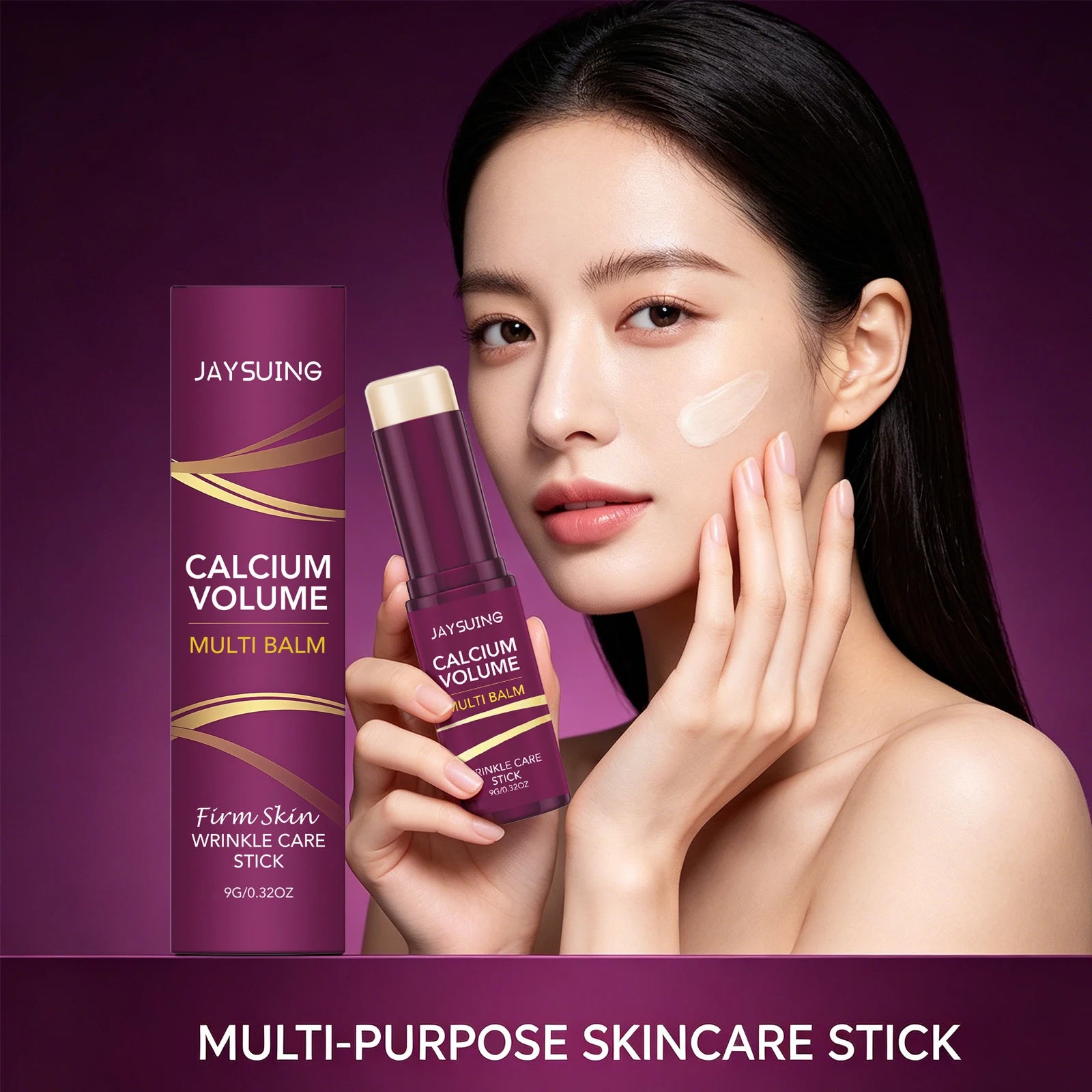 Calcium Volume Multi Balm Stick Hydrating, Moisturizing & Nourishing for Face Fade Fine Lines Infused Pre-Makeup Face Skincare Oasis Select