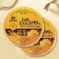 300ml 24K Gold Soothing Facial Gel Moisturizing Wrinkle Free Skin Care Lightening Oil-control Acido Clicolico Exfoliate Cream Oasis Select Default Title