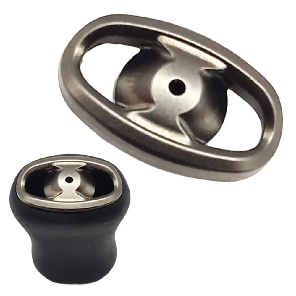 Fishing Reel Knob Side Cover Replacement for For DAIWA For LT For ALPHAS Models Metal Gray 185 by 111 Millimeters Oasis Select