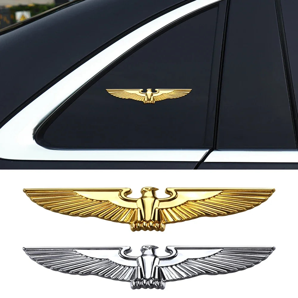 3D Eagle Wings Car Stickers Emblem Decals Sticker Emblem Badge Decal Car Accessories Adhesive Decals For All Vehicles Oasis Select