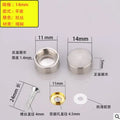 4Set/Bag Mirror Decorative Nail Advertising Glass Screw Cap Cover Fasteners Stainless Steel Billboard Fixing10-16mm Oasis Select 14mm wire drawing