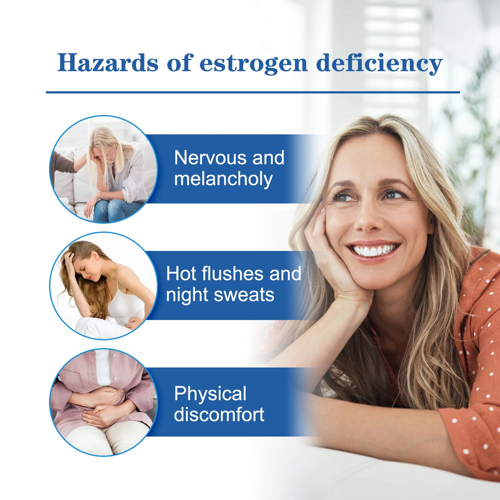 Estrogen Relief Cream for Women Menopause Balancing Hormone Levels Reducing Fatigue Relieve Massage for Health Body Care Oasis Select