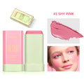 Make Up Functional Blush Stick Easy Color Rouge Blusher Cream Waterproof High Color Rendering Brightening Skin Tone Hot Oasis Select pink