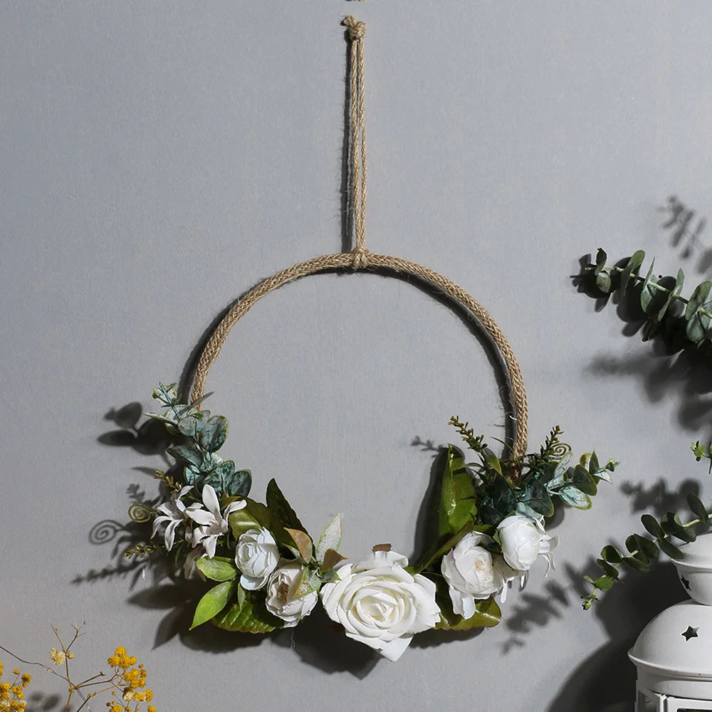 Nordic Wind Simulation Garland Wall Decoration Flower Photo Props Room Decor Oasis Select