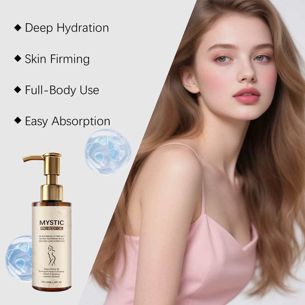 Anti-Aging Body Care Oil Increased Skin Firmness Smooth Texture Skin-Friendly Improve Rough Skin Nourishes Skin Body Massage Oil Oasis Select
