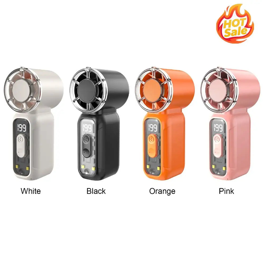 Personal Fan 199 Speed Rechargeable Small Pocket Fans with Flashlight Hand Fan for Outdoor Travel Gifts for Women & Men Oasis Select