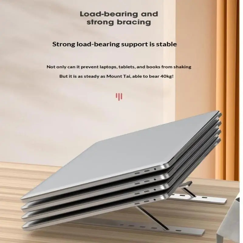 Laptop Stand Metal Material Foldable Portable Laptop Heighten Laptop Holder Bracket Notebook Stand Oasis Select