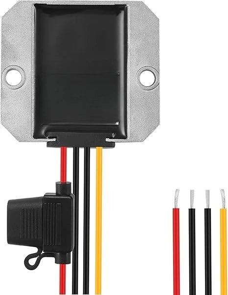 Voltage Converter DC 10-30V to 48V 1.5A Boost Converter with Fuse Over Temperature Protection Dust Resistant for Golf Cart Solar Oasis Select 10-30V to 48V 1.5A