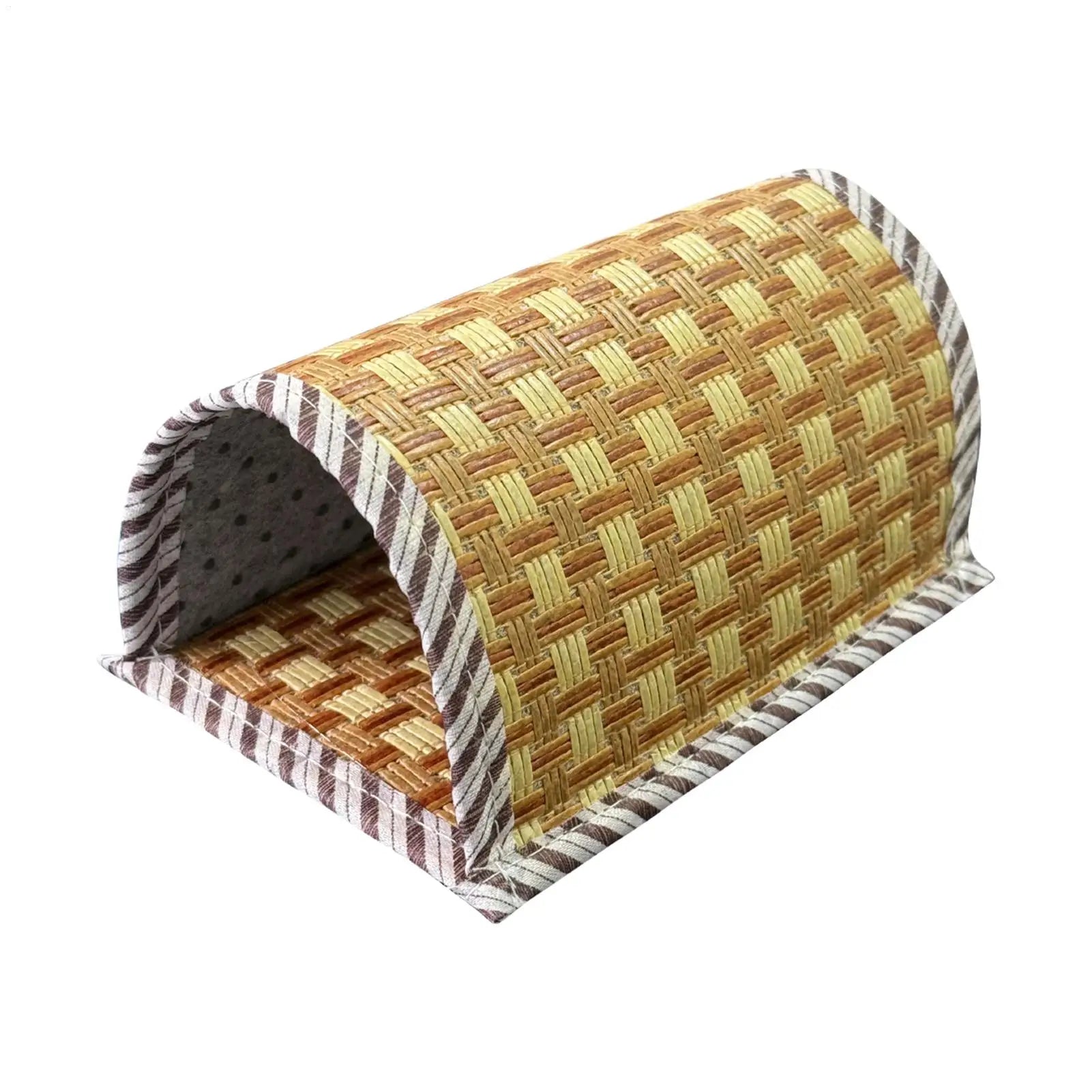 cooling Hamster Bed Breathable Wear Resistant Pet Cave Nest Weave Cooling Mat Hiding House Cage Hamster Habitat House Bed Oasis Select