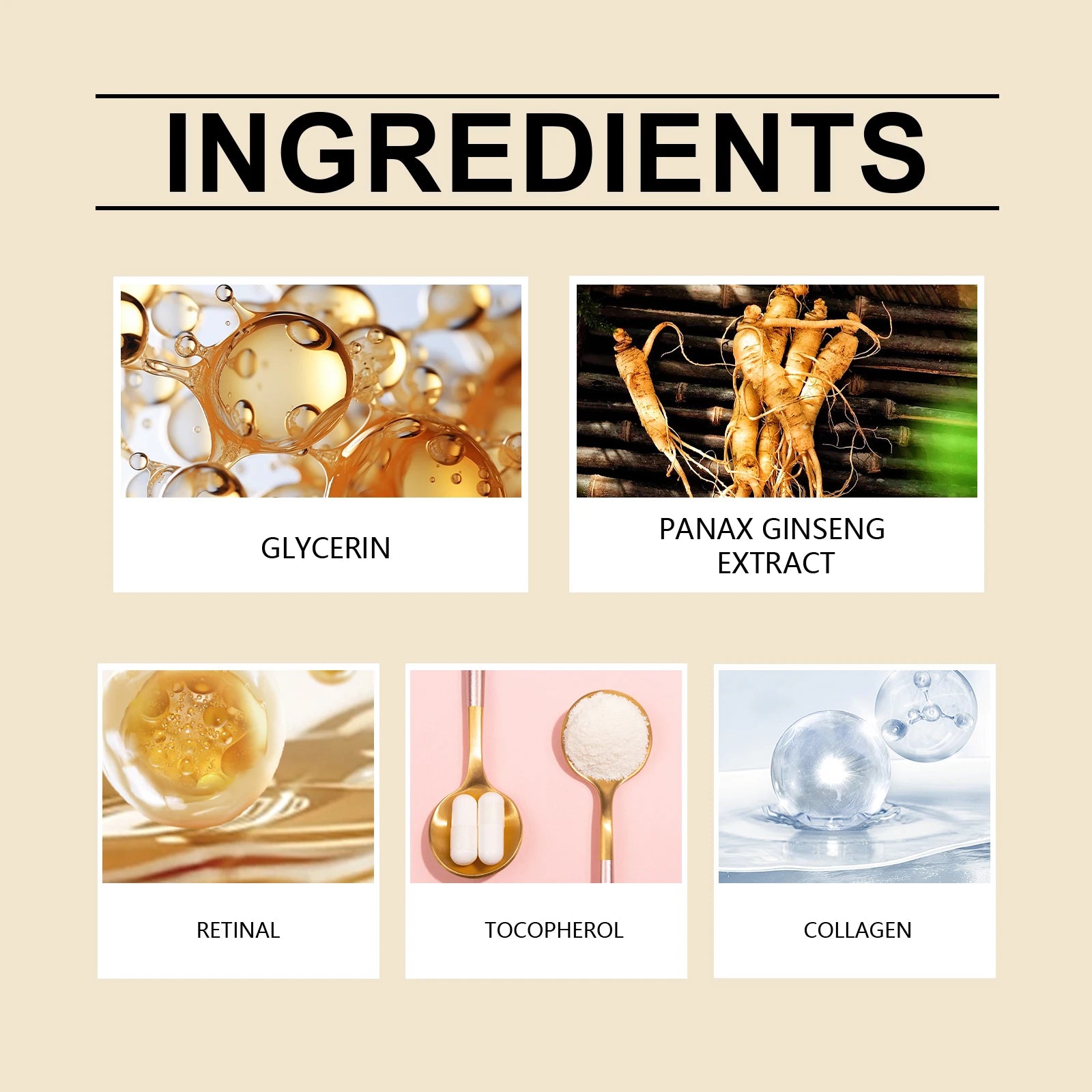 Seoul 1988 2% Retinal Faded Wrinkle Serum Ginseng Facial Essence Firm Shrink Pores Brightening Face Moisturizer Korean Skincare Oasis Select