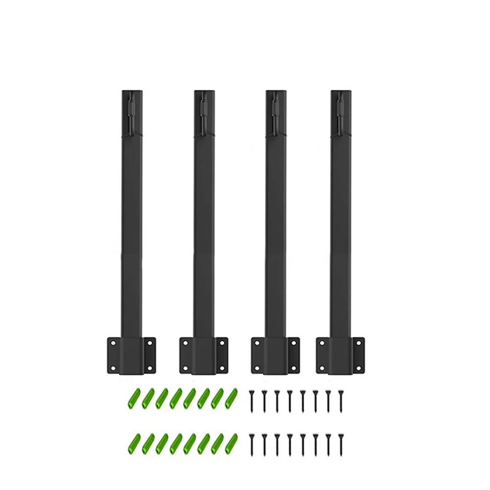 4-Pcs String Hanging Light Poles With Clips Holder Hooks Fit For Light Outdoor Post For Backyard Gatherings, Patios, And Cafes Oasis Select