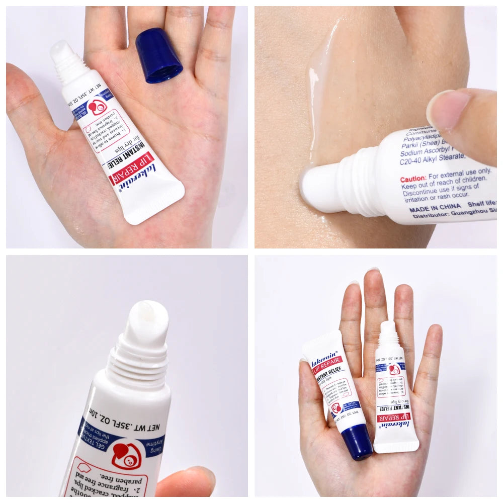 2pcs/Lot Moisturizing Lip Repair Gel Instant Relief For Dry Lips Liquid Lip Balm Paraben Free Lip Care Product Reduce Lips Line Oasis Select
