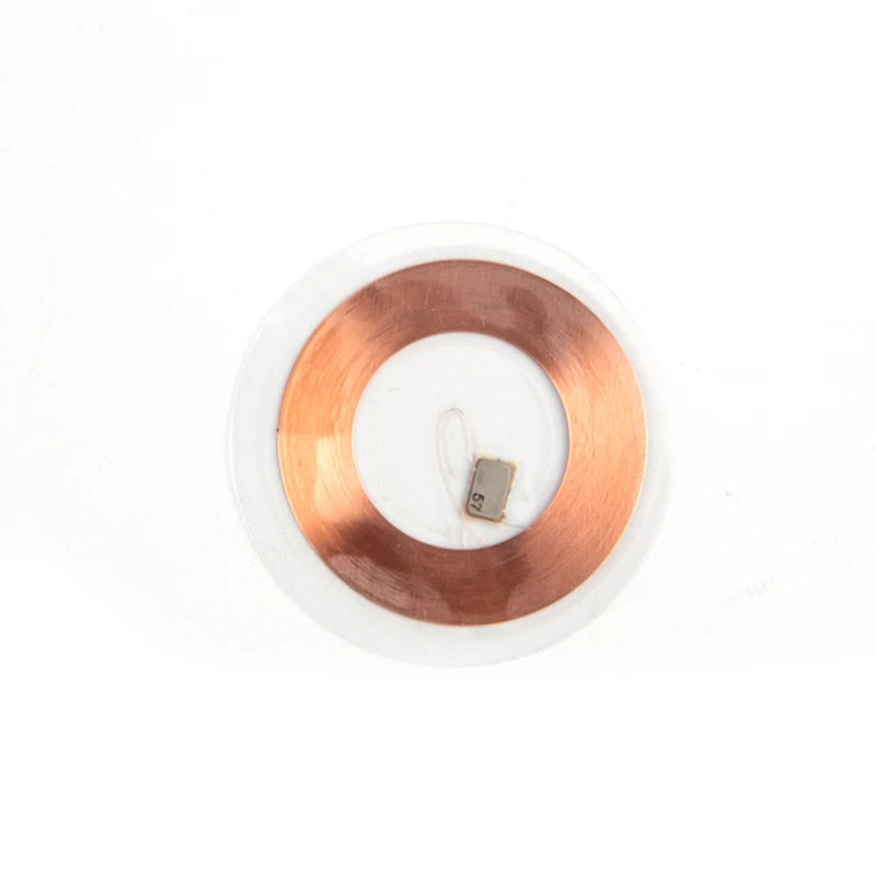 5Pc 38MM Thickness 0.3mm 125KHz ID T5577 Writable Rewritable Copper Coil Coin Card Keyfob RFID Ultra-thin Cell Phone Access Card Oasis Select