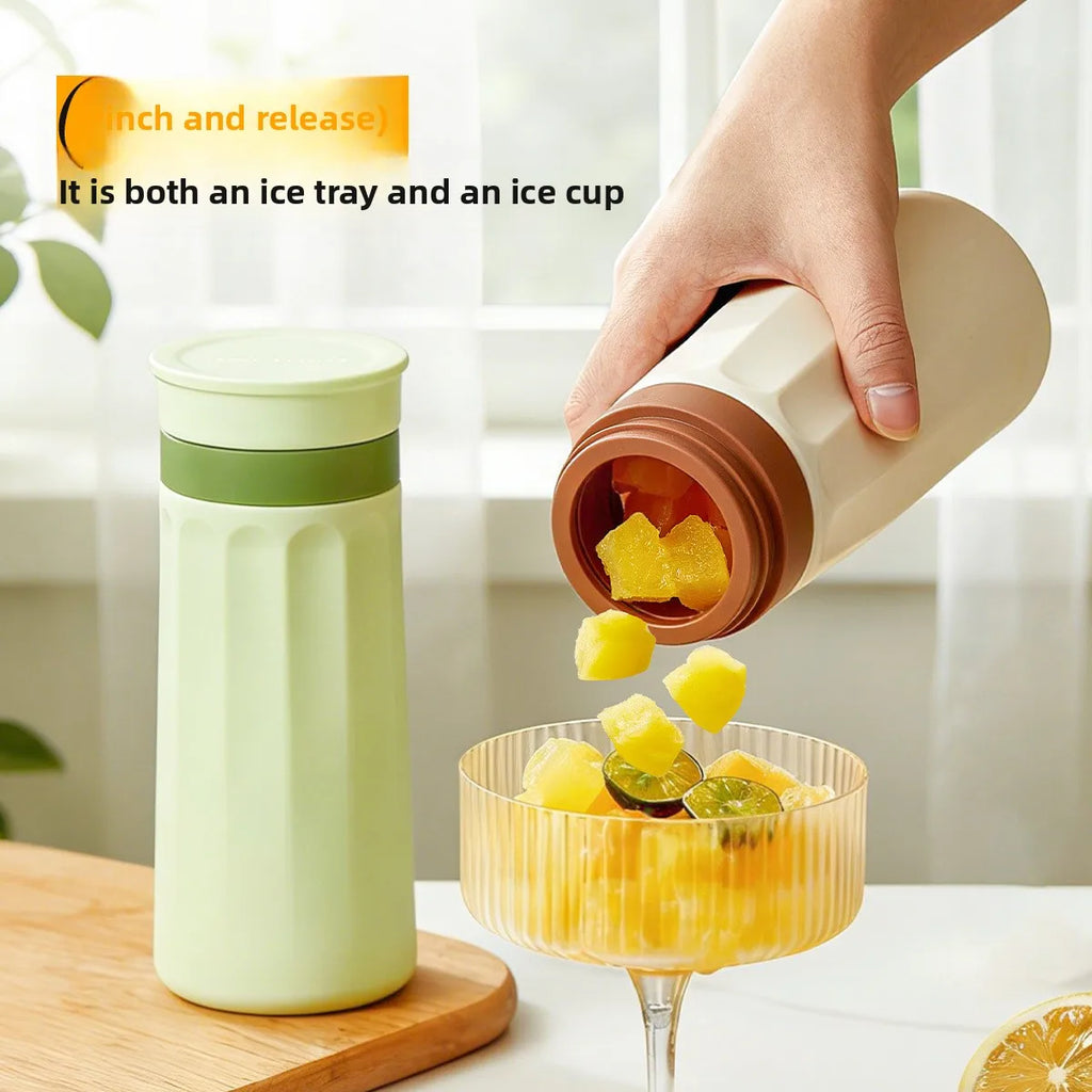 Squeeze Ice Cup Silicone Drink Cup Ice Maker Mold for Soda Juice Push Pop Ice Tray Outdoor Gym Cooling Summer Gadget Oasis Select