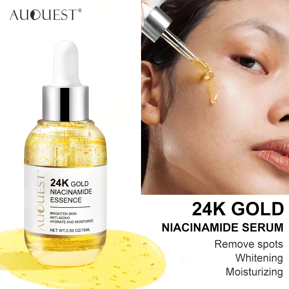Niacinamide Face Serum Dark Spot Remover Whitening Moisturizing Essence Set Hyaluronic Acid Pore Shrinkage Facial Skin Care Oasis Select