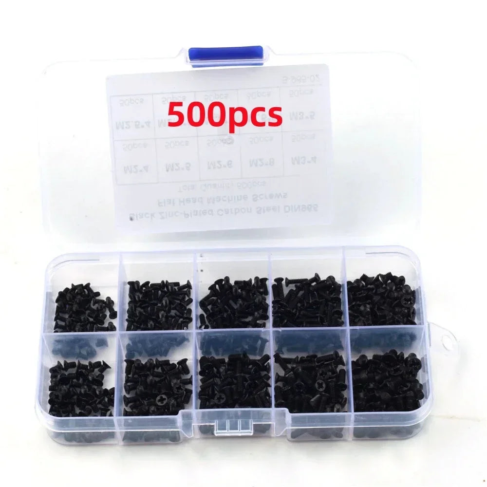 M2 M3 Laptop Screw Kit 250/500pcs – HP Dell Asus Lenovo Repair Laptop Screw Kit Oasis Select