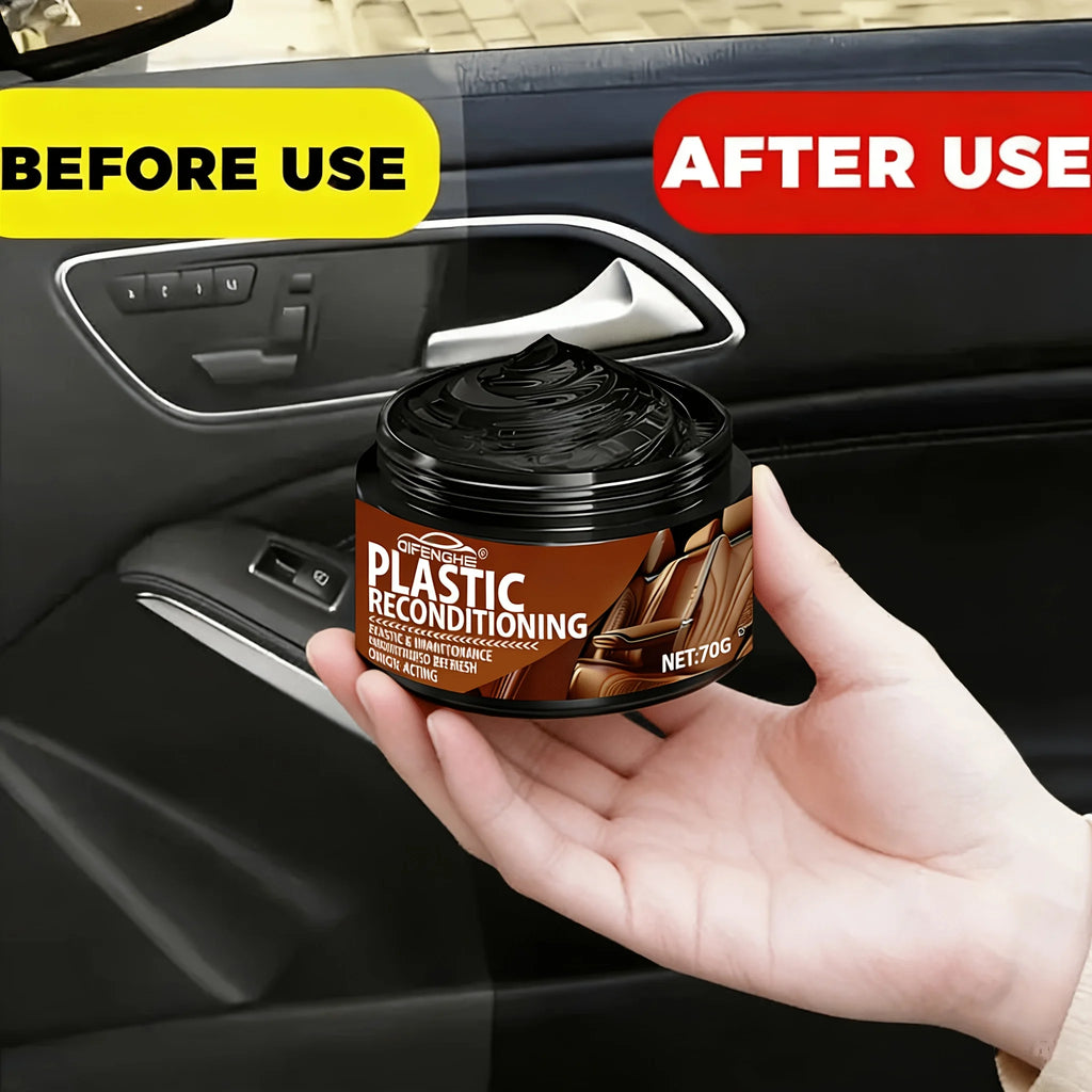 Car Plastic Restorer Crystal Wax – Dashboard & Trim Polish Car Trim Restorer Oasis Select