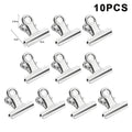 10-Pack Stainless Steel Food Bag Sealing Clips – Airtight & Reusable