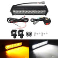 8.5 Inch Slim LED Light Bar For Truck Tractor, Small LED Pods Off Road Driving Auxiliary Fog Lights 60W 6000lm, Waterproof Oasis Select B