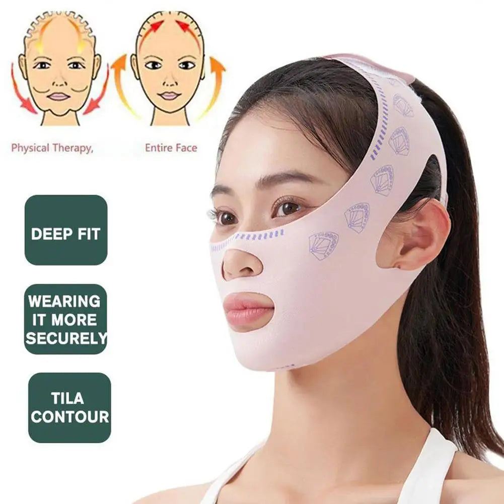 V-Line Face Sculpting Sleep Mask – Chin & Jaw Lifting Band