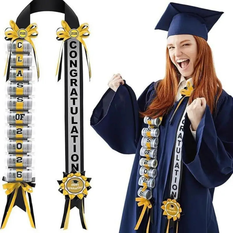 Class Of 2026 Graduation Money Lei Necklace With Cash Holder Elegant Garland Graduation Parties And Celebration Oasis Select I