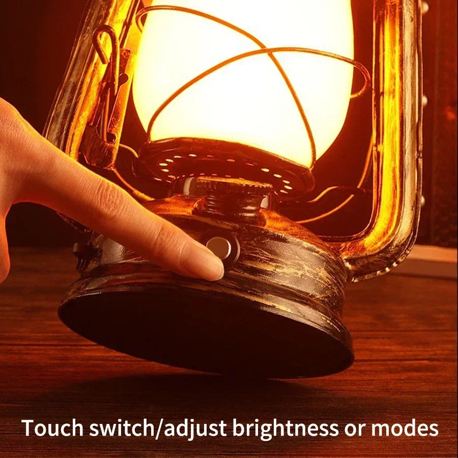 Retro LED Horse Lantern – Rechargeable Portable Hanging Lamp Portable LED Lantern Oasis Select