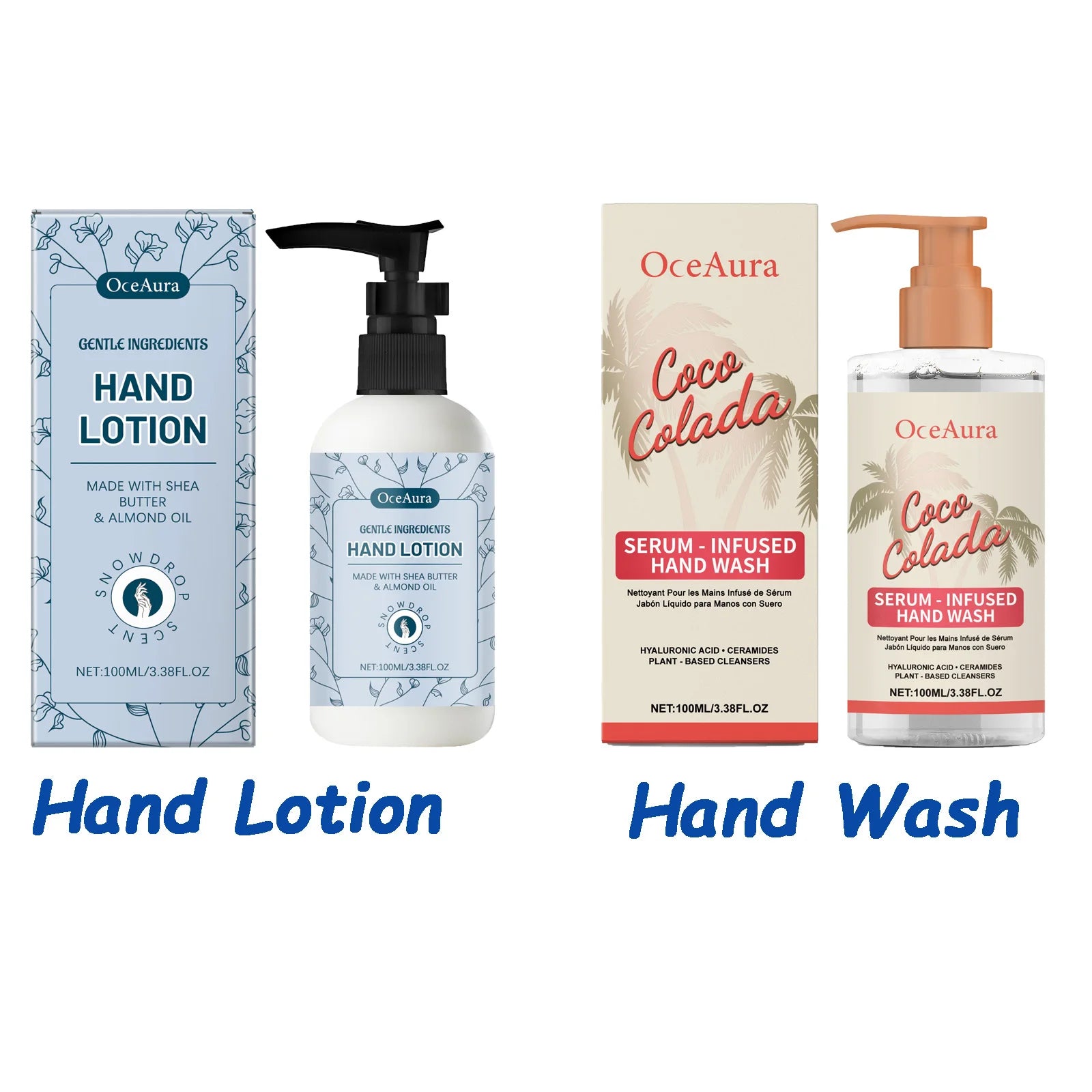 Shea Butter Hand Lotion Moisturizing Nourishing Fade Fine Lines Soft Smooth Skin Non Greasy Fast Absorbing for Dry Cracked Hands Oasis Select 1 Set