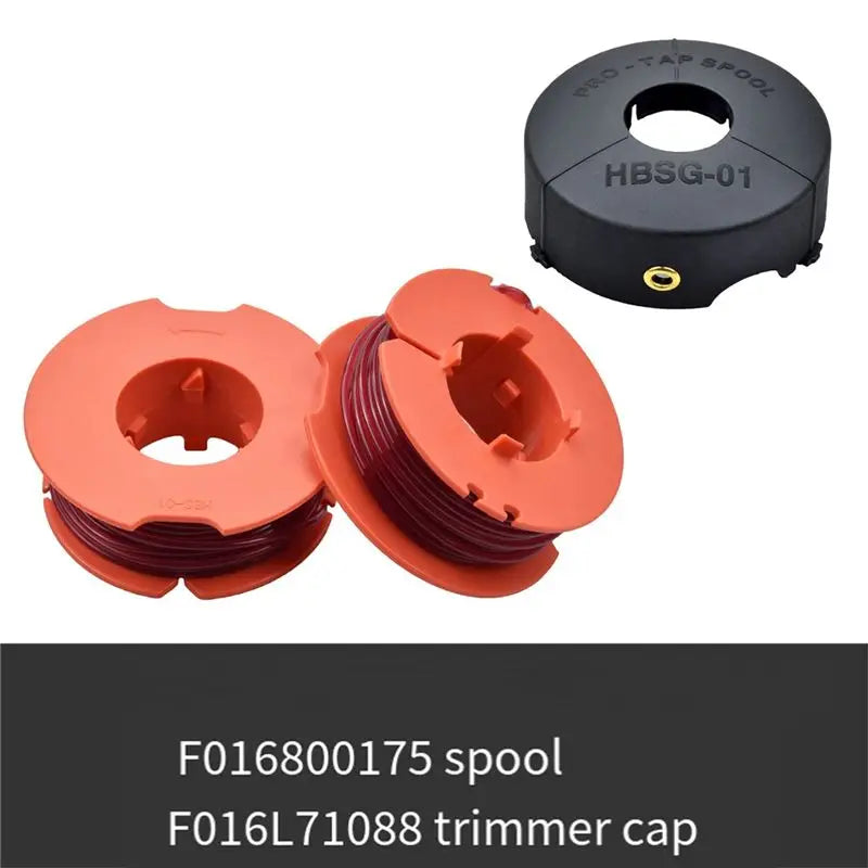 LIKE WISH 4 Pieces Of Lawn Mower Parts For Mowing Line And Mowing Head Are Suitable For F016800175&F016L71088 Spools Oasis Select