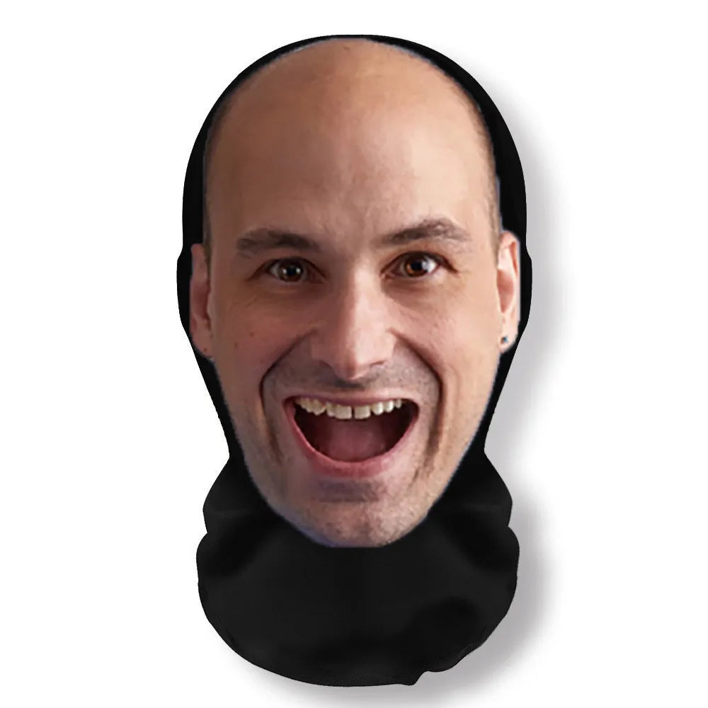 New 3D Printed Funny Mask Elastic Mesh Disguise Full Face Mask for Men Women Cosplay Headwear Hip Hop Fashion Hood Hat Headgear Oasis Select C