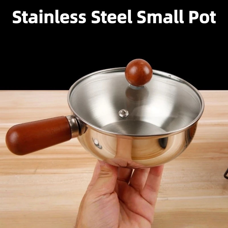 Stainless Steel Sauce Pot | Suitable for Induction Cooktops, Ideal for Cooking Sauces, Milk, Hot Chocolate, Gravy, and Oatmeal Oasis Select