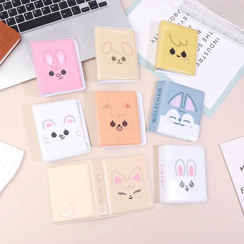 Cartoon Animals 3 Inch Album Star Photo Small Card Storage Album Cute Idol Picture Postcard Kpop Card Binder Card Book Oasis Select