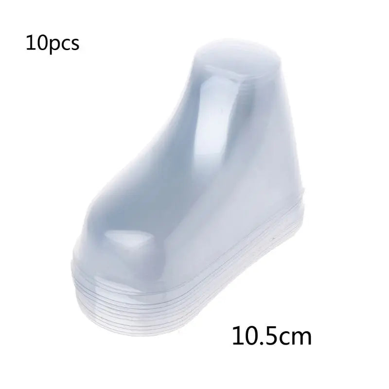 10Pcs Baby Shoe Stretcher Socks Display Stand Clear PVC Child Booties Showcase Support 8-11cm High Quanlity Oasis Select 10.5cm