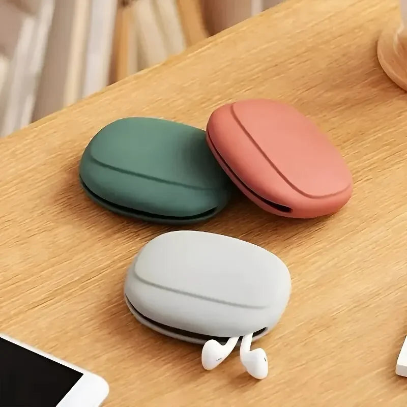 Silicone Cable & Earphone Organizer Bag | Waterproof Travel Pouch
